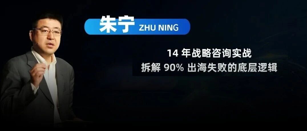 北大纵横朱宁:出海不是找客户,而是进入一套新的商业因果关系